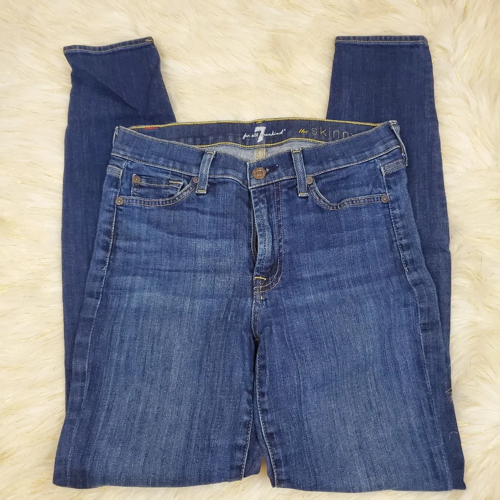 7 For all Mankind The Skinny Jean medium wash